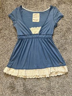 Y2k Hollister Babydoll Top