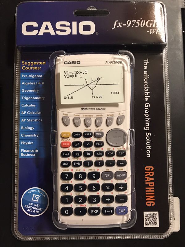 Casio fx9750GIIWE Graphing Calculator, BRAND NEW for Sale in Hampton