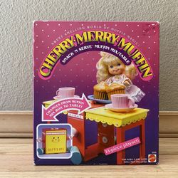 Vintage 1988 Cherry Merry Muffin Snack ‘N Serve Muffin Mix/Table 