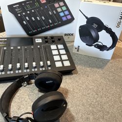 RødeCaster Pro and Røde NTH-100 Headphones