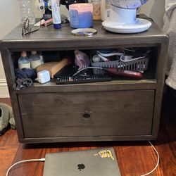 Bed Frame, Nightstand And Dresser 