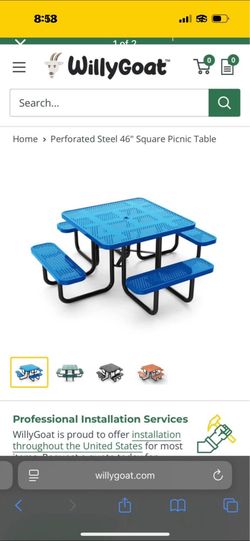Industrial park bench