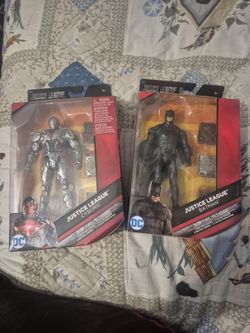 2017 Mattel DC Comics Multiverse Justice League Batman and Cyborg Action Figure