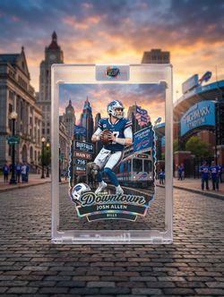 Josh Allen Buffalo Bills Custom 'From Downtown' Trading Card