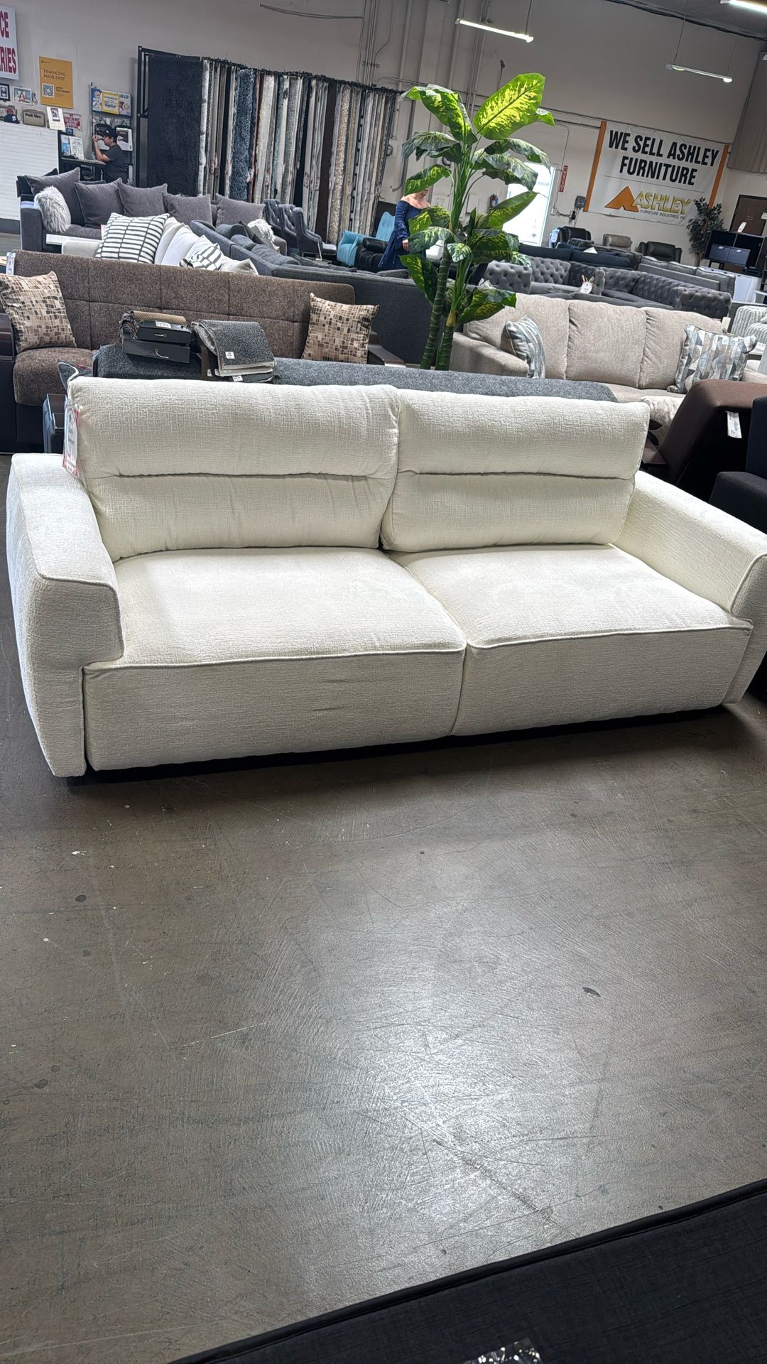$1000 White Sofa Sleeper - Style by Day, Comfort by Night