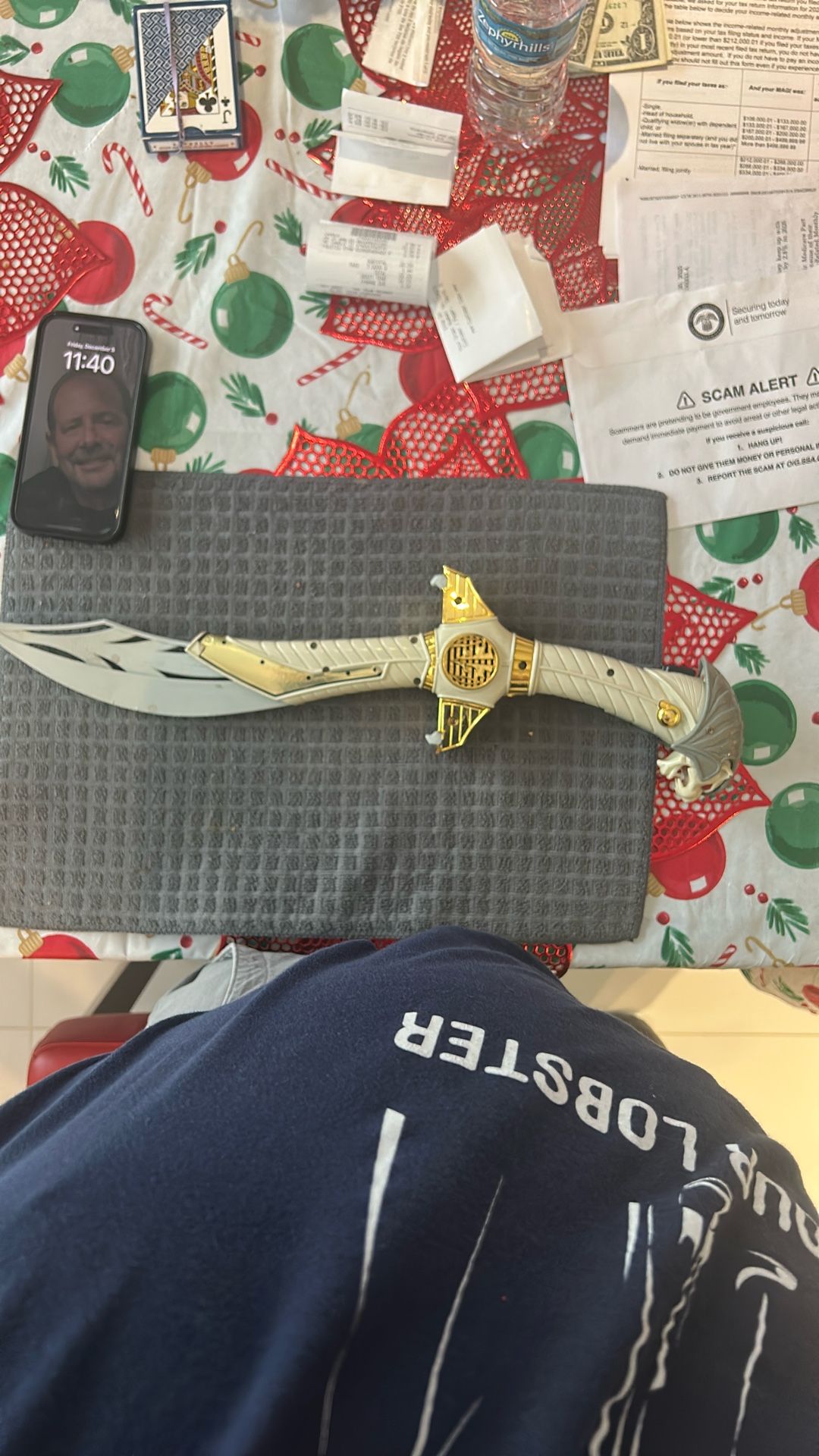 Power Rangers Saba Sword White Ranger