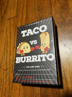 Taco vs Burrito Family Board Games for Kids 6-8, 8-12 & Up
