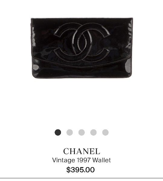 chanel black flap wallet