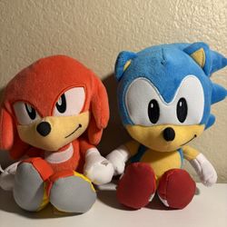 Sonic The Hedgehog Plushies