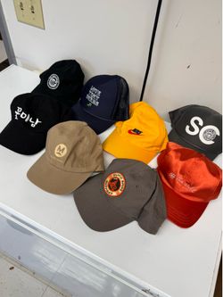 A collection of funky-  but and unique hats