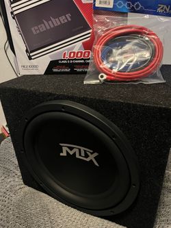 MTX 12” SVC 4 ohms subwoofer 🔊 deal