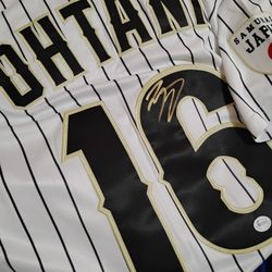 Shohei Ohtani Signed Autograph Rare Japan Jersey Dodgers Auto Autographed Mlb