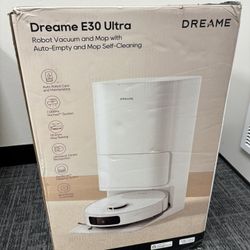 Dreame E30 Ultra Robot Vacuum - White