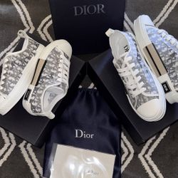 Dior B23 White Canvas Lows