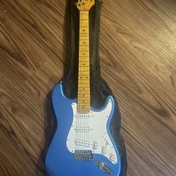 Unused Electric Guitar Bundle – Glen Burton + Amp + Soft Case 