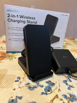 ubio labs 2in1 wireless charging stand