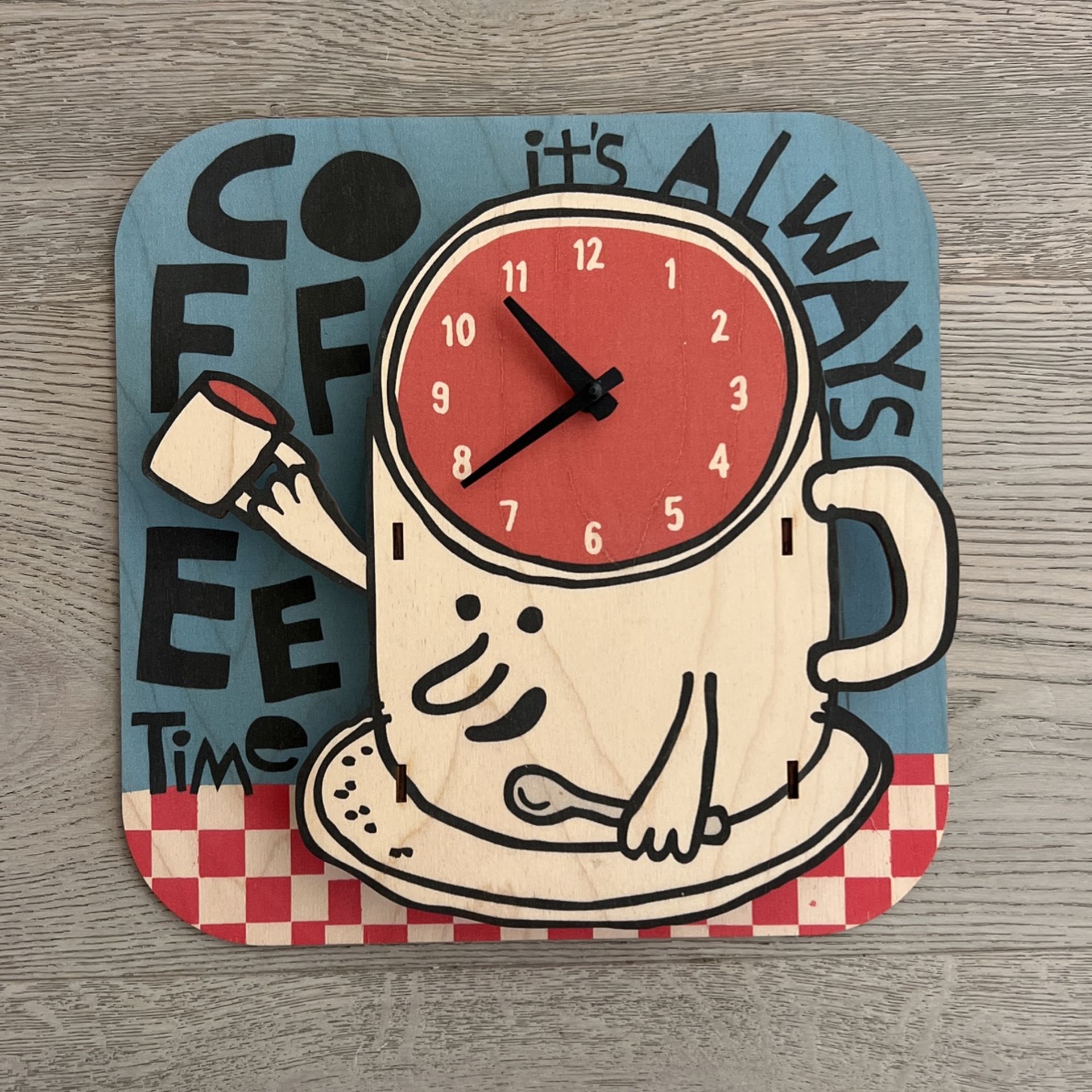 Antique Coffee Clock