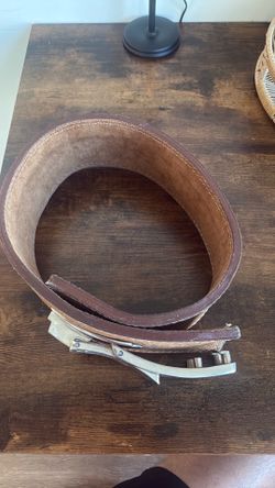 Powerlifting Belt 4 Inch Wide, 10mm Thick, Genuine Leather Workout Belt For Weightlifting