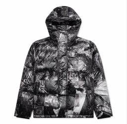 MENS PUMA X KIDSUPER MMQ AOP PUFFER JACKET SIZE LARGE