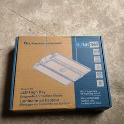 Lithonia 14.1-in x 11.5-in 12000-Lumen 4000 K Cool White LED High Bay Light