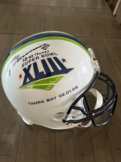 James Harrison autographed helmet