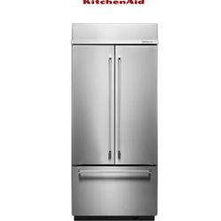 NEW KitchenAid 42” Built-In French Door Refrigerator – Stainless Steel – Factory Sealed
