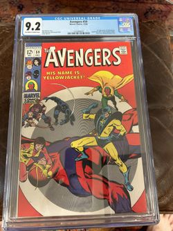 Avengers #59 1st Yellowjacket CGC 9.2 Marvel MCU Spider-Man