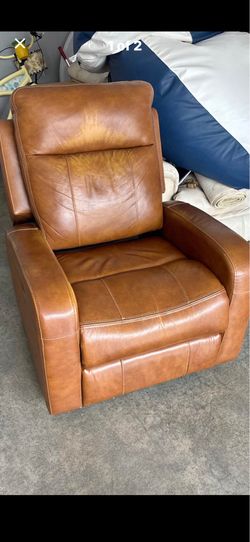 Brown recliner