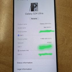 Samsung S24 Ultra 256GB Unlocked