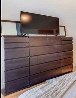 3 piece Dresser Draw with 2 mirror