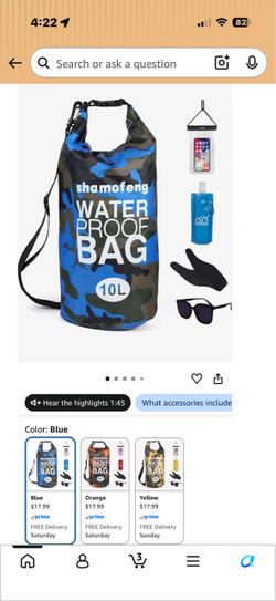 Waterproof bag 10L