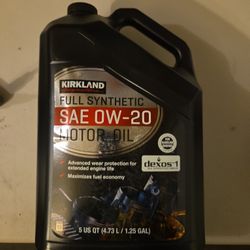 Full Synthetic 0W-20.  5qt 