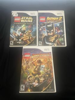 Lego Star Wars Batman Indian jones wii games