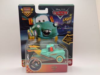 disney cars light up race to celebrate mater