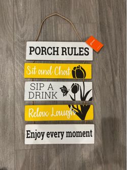 Porch Sign NEW