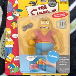 The Simpsons Barney Playmates Figure 