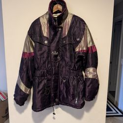 Men Vintage Spyder Ski Jacket Size: M