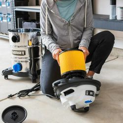 HART 6 Gallon 5 Peak HP Stainless Steel Wet/Dry Vacuum VOC608S 3702