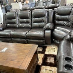 Sectional Couch 3 Piece Sectional Sofa, Loveseat,Wedge 🌟No Needed Credit Check 💛 $39 Down Payment with Financing0712