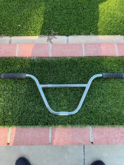 Kink T875 Chrome BMX Handlebars with Black Grips
