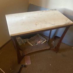 Marble Top Table 