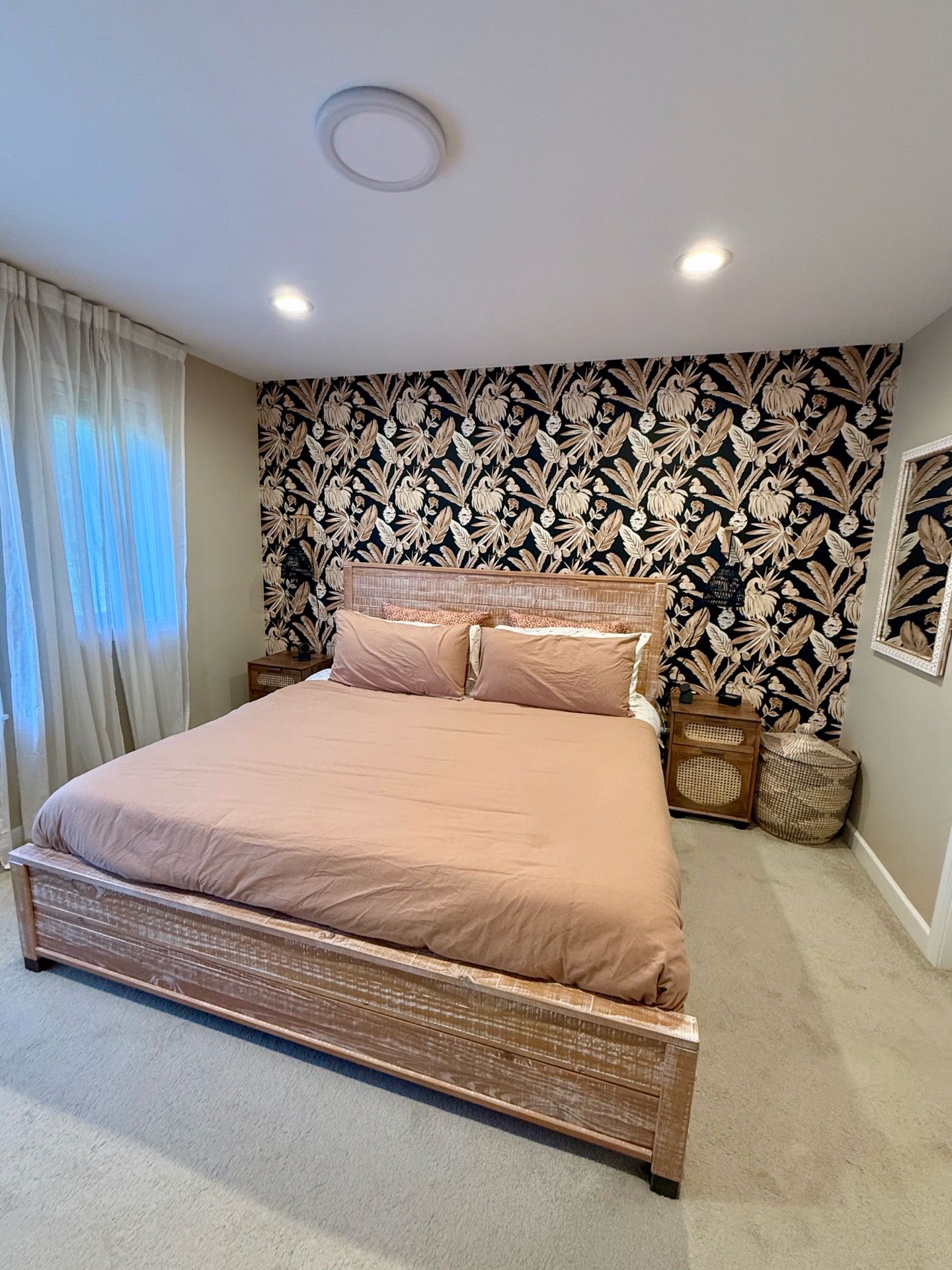 Solid Wood king bed
