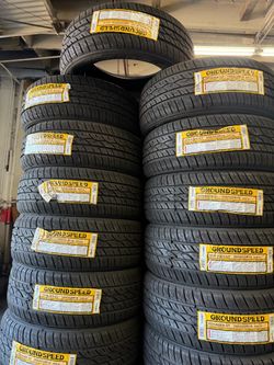 205/55/R16 marca GROUNDSPEED las 4 llantas nuevas instaladas y balanceadas