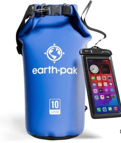 Earth Pak 10L Waterproof Dry Bag with Phone Case