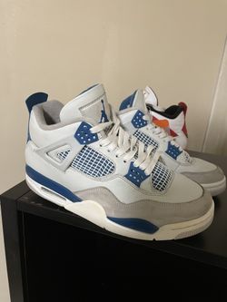 Jordon 4  blue military and red fire 85 for the blue for both 140