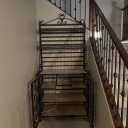 Large Beautiful Bakers Rack