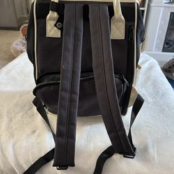 Black And Tan  Back Pack Unisex 