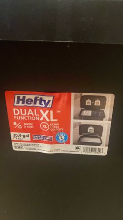 Hefty Dual Function XL Trash Can 20.4-Gal