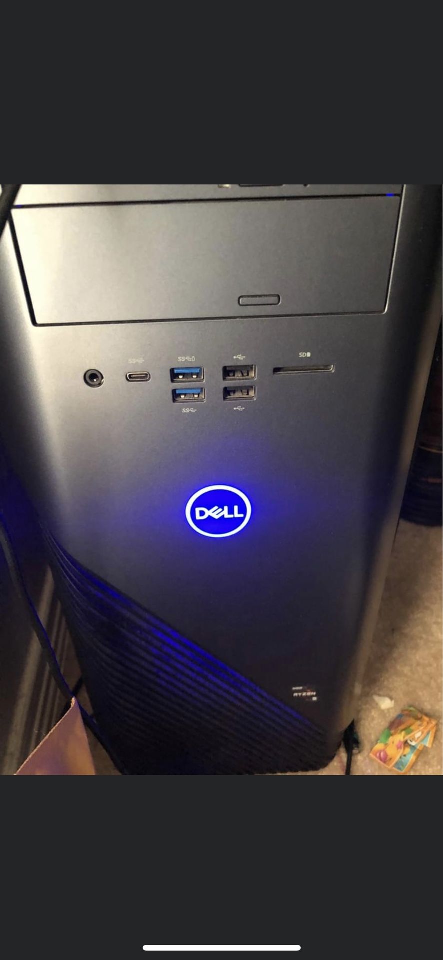 Dell Gaming PC With 27inch Curved Gaming Monitor