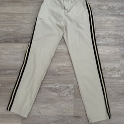 Zadig & Voltaire Tan Pants with Black Stripe
